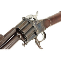 Armes d'Épaule EXCEPTIONNELLE CARABINE COLONEL LEMAT CALIBRE 11MM & 20/50 PERCUSSION CENTRALE FINITION D'ORIGINE BLEU C004155-10