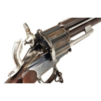 Armes d'Épaule EXCEPTIONNELLE CARABINE COLONEL LEMAT CALIBRE 11MM & 20/50 PERCUSSION CENTRALE FINITION D'ORIGINE BLEU C004155-10