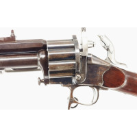 Armes d'Épaule EXCEPTIONNELLE CARABINE COLONEL LEMAT CALIBRE 11MM & 20/50 PERCUSSION CENTRALE FINITION D'ORIGINE BLEU C004155-10