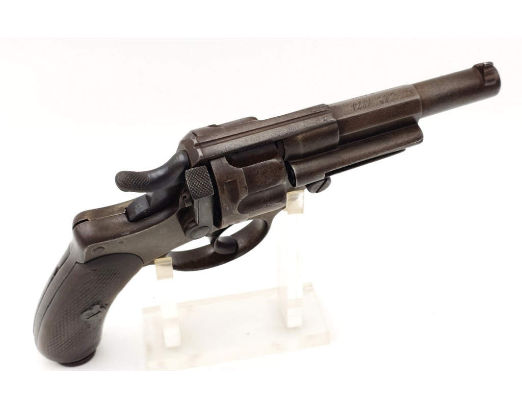 Armes de Poing REVOLVER RÉGLEMENTAIRE D'OFFICIER CHAMELOT DELVIGNE MODELE MAS 1874 ST ÉTIENNE 1876 CALIBRE 11MM 73 - FRANCE IIIè