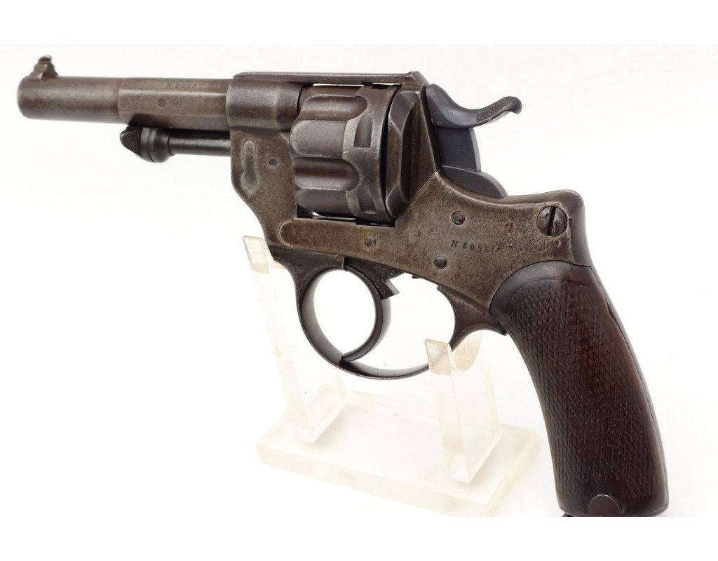 Armes de Poing REVOLVER RÉGLEMENTAIRE D'OFFICIER CHAMELOT DELVIGNE MODELE MAS 1874 ST ÉTIENNE 1876 CALIBRE 11MM 73 - FRANCE IIIè