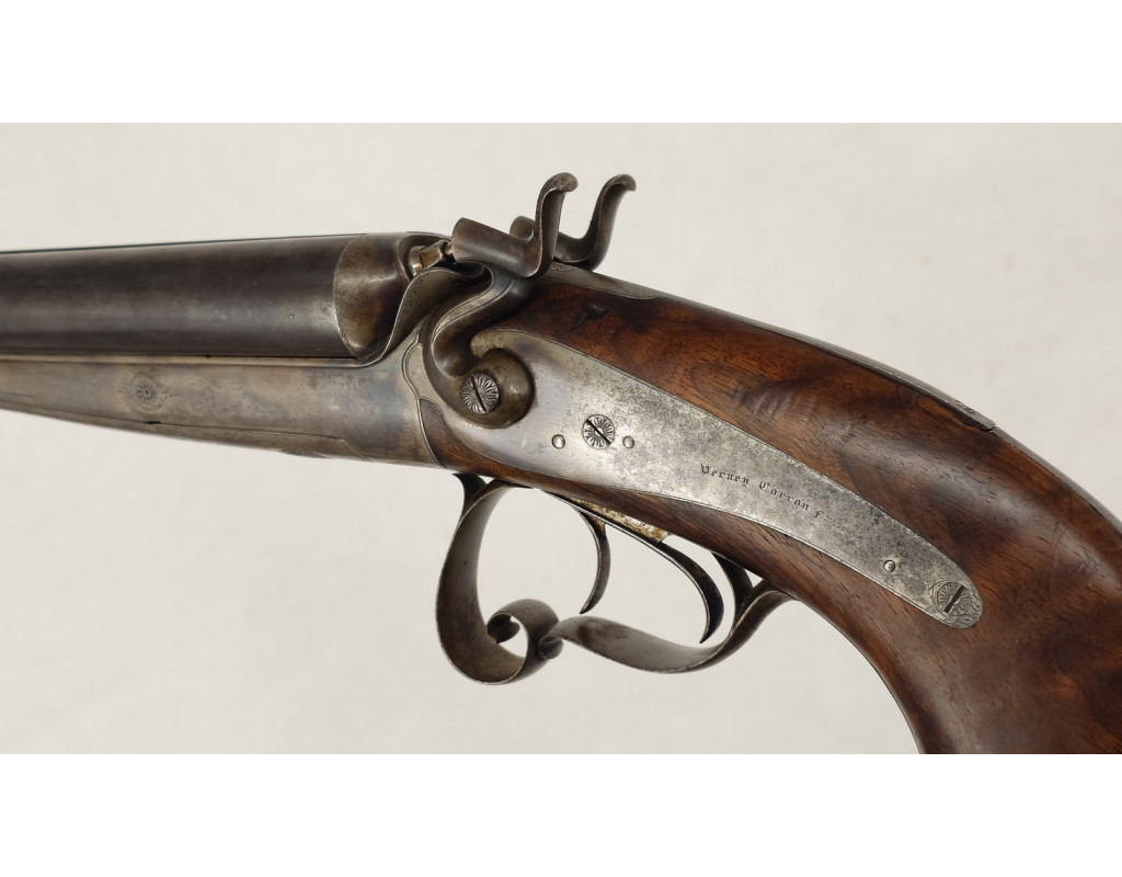 Armes de Poing PISTOLET - CARABINE DE VÉNERIE CALIBRE 20 /50 BRENNEKKE RAYÉ VERNEY CARRON FRERES SAINT-ÉTIENNE - FRANCE XIXè 235