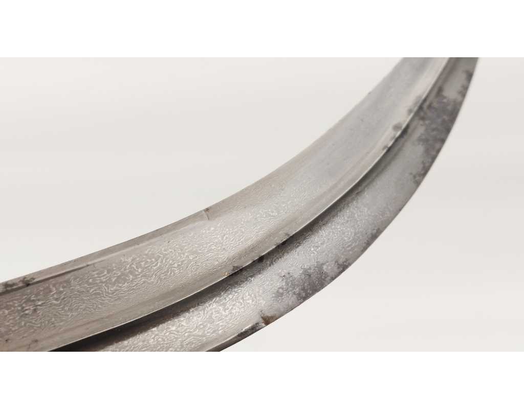 Armes Blanches POIGNARD COURBE DE PERSE KANDJAR DAMAS WOOTZ PERSIAN OTTOMAN DAGGER XIXè {PRODUCT_REFERENCE} - 9