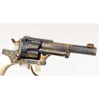 Armes de Poing REVOLVER DE LUXE SAINT-ÉTIENNE 1874 FAGNUS MAQUAIRE CALIBRE 320 - CADEAU DU MARÉCHAL FOCH À LOUIS MOUILLESEAUX -