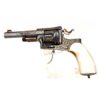 Armes de Poing REVOLVER DE LUXE SAINT-ÉTIENNE 1874 FAGNUS MAQUAIRE CALIBRE 320 - CADEAU DU MARÉCHAL FOCH À LOUIS MOUILLESEAUX -