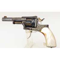 Armes de Poing REVOLVER DE LUXE SAINT-ÉTIENNE 1874 FAGNUS MAQUAIRE CALIBRE 320 - CADEAU DU MARÉCHAL FOCH À LOUIS MOUILLESEAUX -