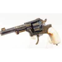 Armes de Poing REVOLVER DE LUXE SAINT-ÉTIENNE 1874 FAGNUS MAQUAIRE CALIBRE 320 - CADEAU DU MARÉCHAL FOCH À LOUIS MOUILLESEAUX -