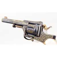 Armes de Poing REVOLVER DE LUXE SAINT-ÉTIENNE 1874 FAGNUS MAQUAIRE CALIBRE 320 - CADEAU DU MARÉCHAL FOCH À LOUIS MOUILLESEAUX -