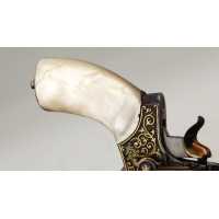 Armes de Poing REVOLVER DE LUXE SAINT-ÉTIENNE 1874 FAGNUS MAQUAIRE CALIBRE 320 - CADEAU DU MARÉCHAL FOCH À LOUIS MOUILLESEAUX -