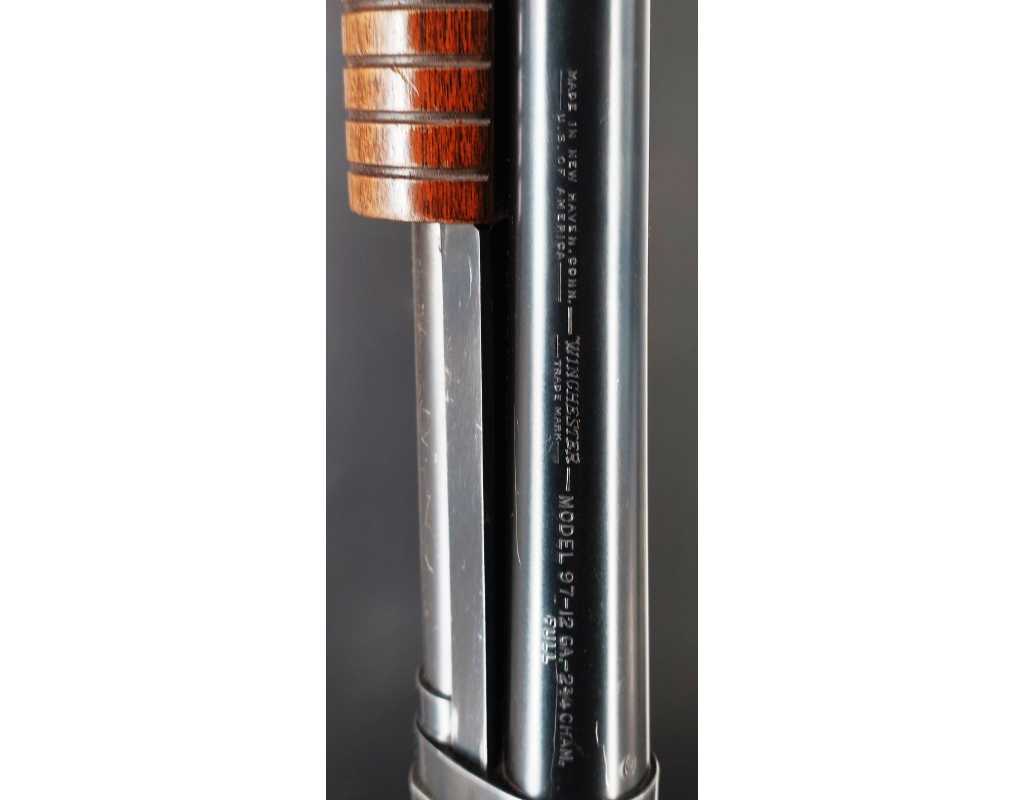 Armes Longues SHOTGUN WINCHESTER M 1897 CAL. 12/70 FULL / ETAT NEUF / ANNEE 1955 {PRODUCT_REFERENCE} - 8