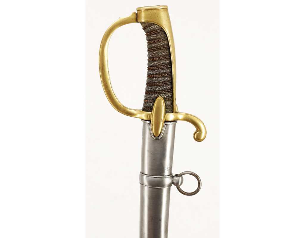 Armes Blanches UNIQUE SABRE D'OFFICIER D'ELITE DE L'ARTILLERIE DE MARINE WATERLOO PREMIER EMPIRE - RESTAURATION {PRODUCT_REFERE