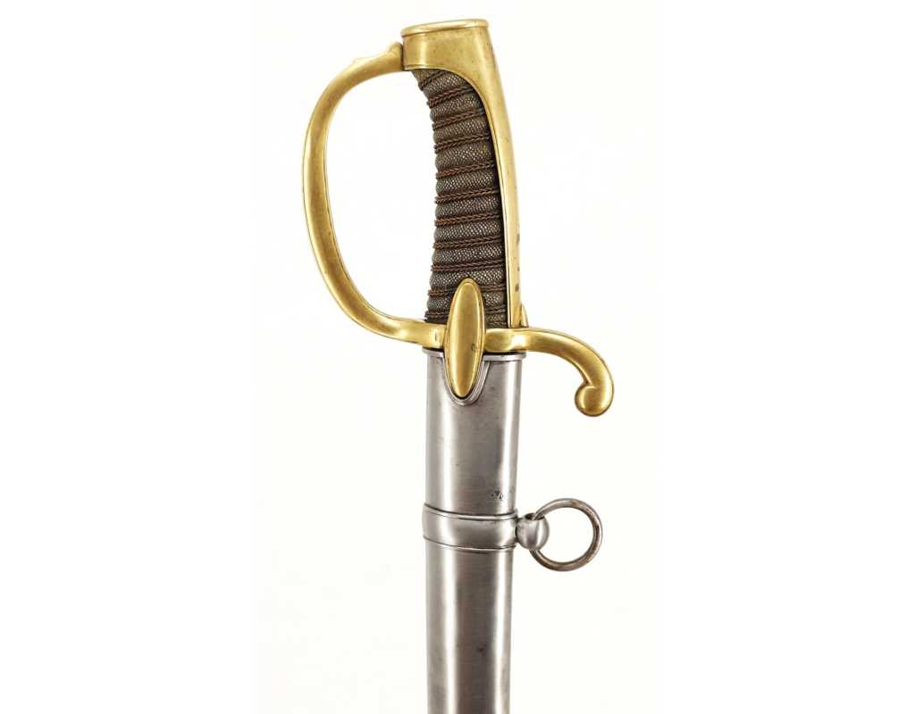 Armes Blanches UNIQUE SABRE D'OFFICIER D'ELITE DE L'ARTILLERIE DE MARINE WATERLOO PREMIER EMPIRE - RESTAURATION {PRODUCT_REFERE