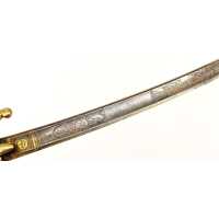 Armes Blanches UNIQUE SABRE D'OFFICIER D'ELITE DE L'ARTILLERIE DE MARINE WATERLOO PREMIER EMPIRE - RESTAURATION {PRODUCT_REFERE