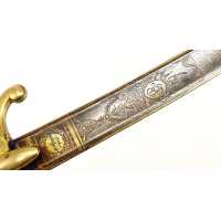 Armes Blanches UNIQUE SABRE D'OFFICIER D'ELITE DE L'ARTILLERIE DE MARINE WATERLOO PREMIER EMPIRE - RESTAURATION {PRODUCT_REFERE