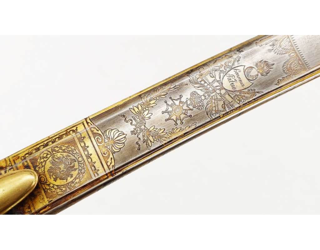 Armes Blanches UNIQUE SABRE D'OFFICIER D'ELITE DE L'ARTILLERIE DE MARINE WATERLOO PREMIER EMPIRE - RESTAURATION {PRODUCT_REFERE