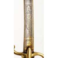 Armes Blanches UNIQUE SABRE D'OFFICIER D'ELITE DE L'ARTILLERIE DE MARINE WATERLOO PREMIER EMPIRE - RESTAURATION {PRODUCT_REFERE