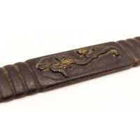 Art du Japon KOZUKA MANCHE COUTEAU POUR SABRE JAPONAIS  EN  FER / DRAGON ET GODRONS JAPON XVIIIè {PRODUCT_REFERENCE} - 3