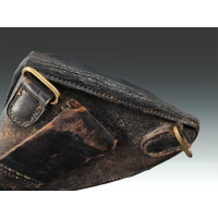 Militaria RARE ETUI REVOLVER 1874 OFFICIER  MEDECIN  INTERIEUR FEUTRINE VERTE {PRODUCT_REFERENCE} - 3