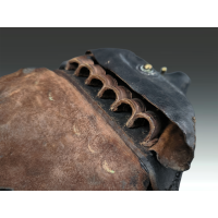 Militaria RARE ETUI REVOLVER 1874 OFFICIER  MEDECIN  INTERIEUR FEUTRINE VERTE {PRODUCT_REFERENCE} - 7