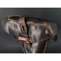 Militaria ETUI EN CUIR HOLTER PISTOLET LUGER ARTILLERIE DE 1915 {PRODUCT_REFERENCE} - 2
