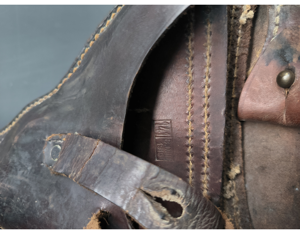Militaria ETUI EN CUIR HOLTER PISTOLET LUGER ARTILLERIE DE 1915 {PRODUCT_REFERENCE} - 7