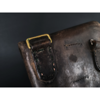 Militaria ETUI CUIR HOLSTER REVOLVER 1892 CIVIL NUMERO AFFECTATION MILITAIRE {PRODUCT_REFERENCE} - 4