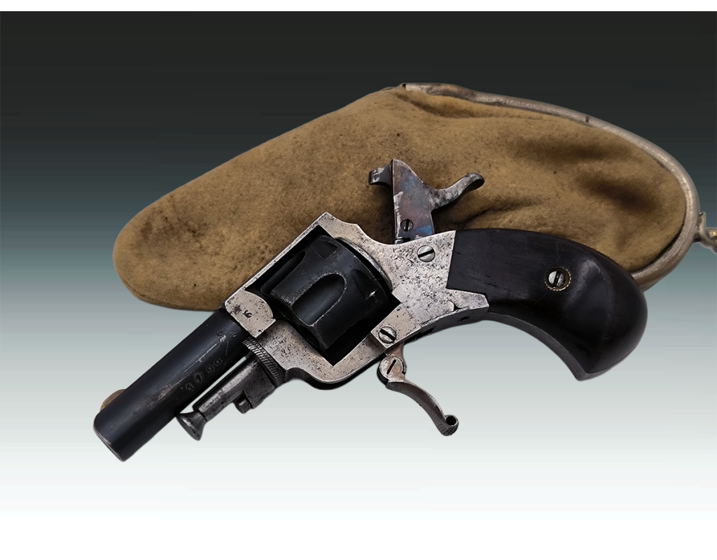 Armes de Poing REVOLVER BULLDOG PUPPY CALIBRE 22 COURT SA DA - BELGIQUE XIXè {PRODUCT_REFERENCE} - 2