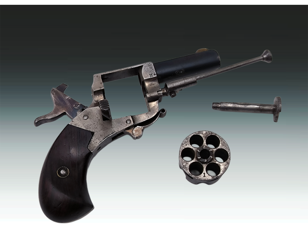 Armes de Poing REVOLVER BULLDOG PUPPY CALIBRE 22 COURT SA DA - BELGIQUE XIXè {PRODUCT_REFERENCE} - 8