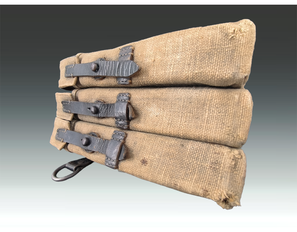 Militaria WW2 MP 40 PORTE CHARGEUR TOILE CACHOU MP40 {PRODUCT_REFERENCE} - 4