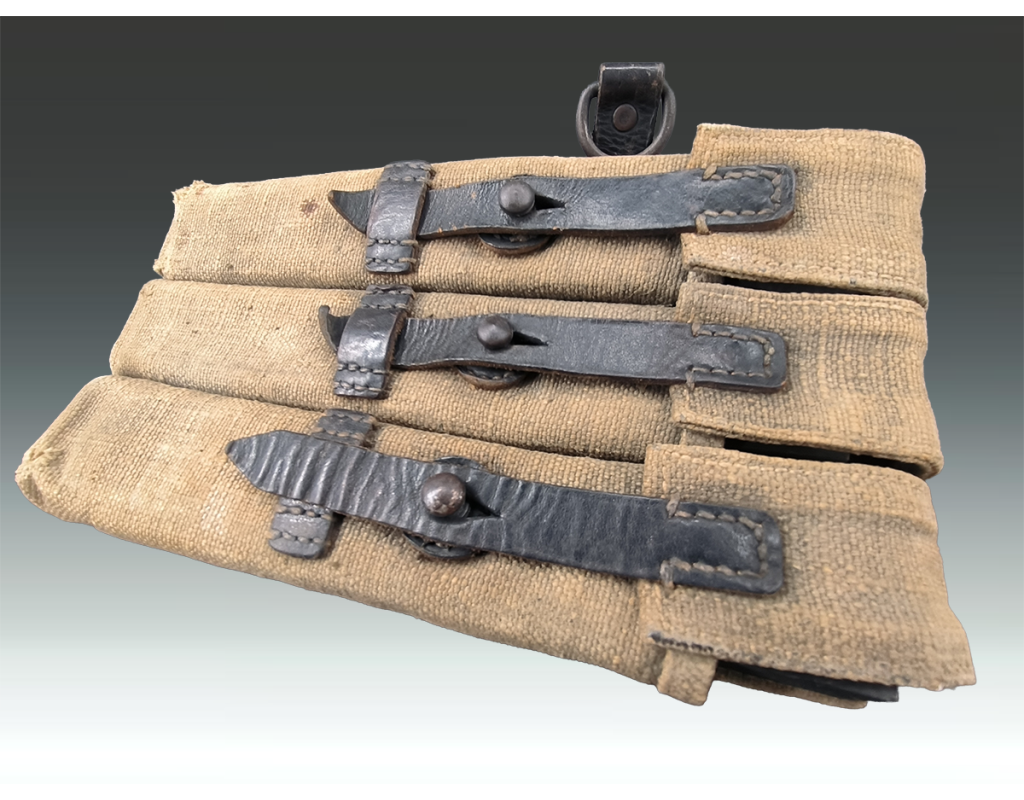 Militaria WW2 MP 40 PORTE CHARGEUR TOILE CACHOU MP40 {PRODUCT_REFERENCE} - 5