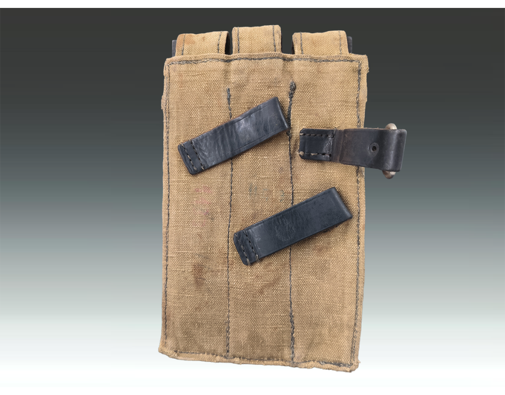 Militaria WW2 MP 40 PORTE CHARGEUR TOILE CACHOU MP40 {PRODUCT_REFERENCE} - 10