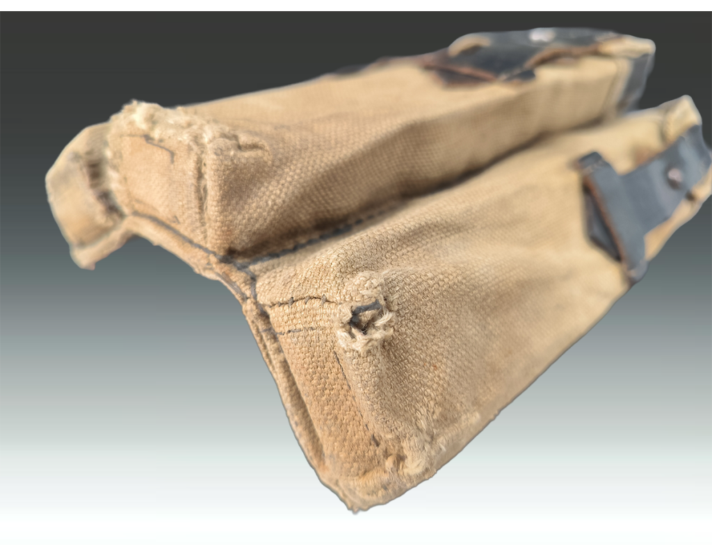 Militaria WW2 MP 40 PORTE CHARGEUR TOILE CACHOU MP40 {PRODUCT_REFERENCE} - 11