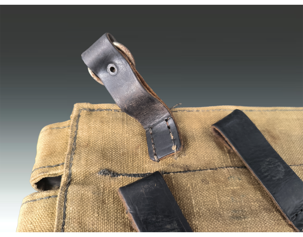 Militaria WW2 MP 40 PORTE CHARGEUR TOILE CACHOU MP40 {PRODUCT_REFERENCE} - 12
