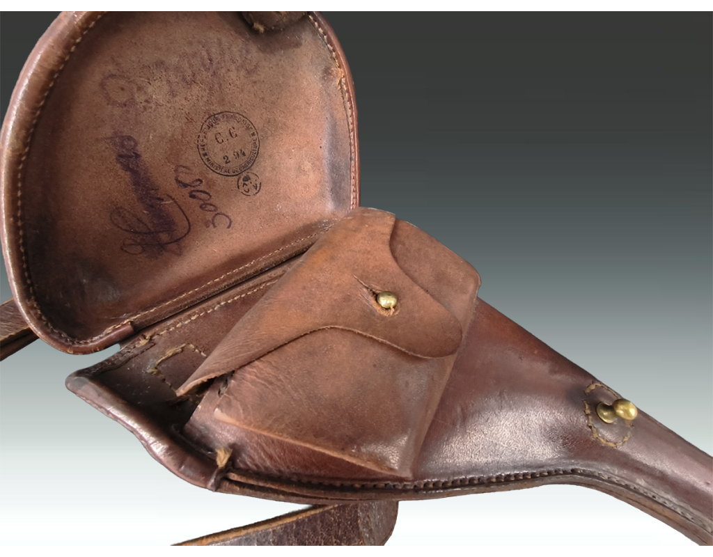 Militaria ETUI COMPLET  REVOLVER MAS 1873 MODELE 1876 D'NFANTERIE  TAMPON RECEPTION 1894 - FRANCE IIIè République {PRODUCT_REFER