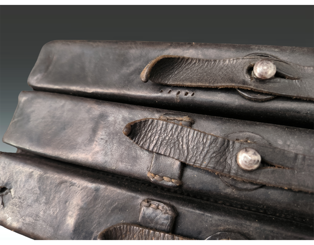 Militaria WW2 MP 38   PORTE CHARGEUR CUIR  MP40  MARQUAGE MP38u {PRODUCT_REFERENCE} - 3