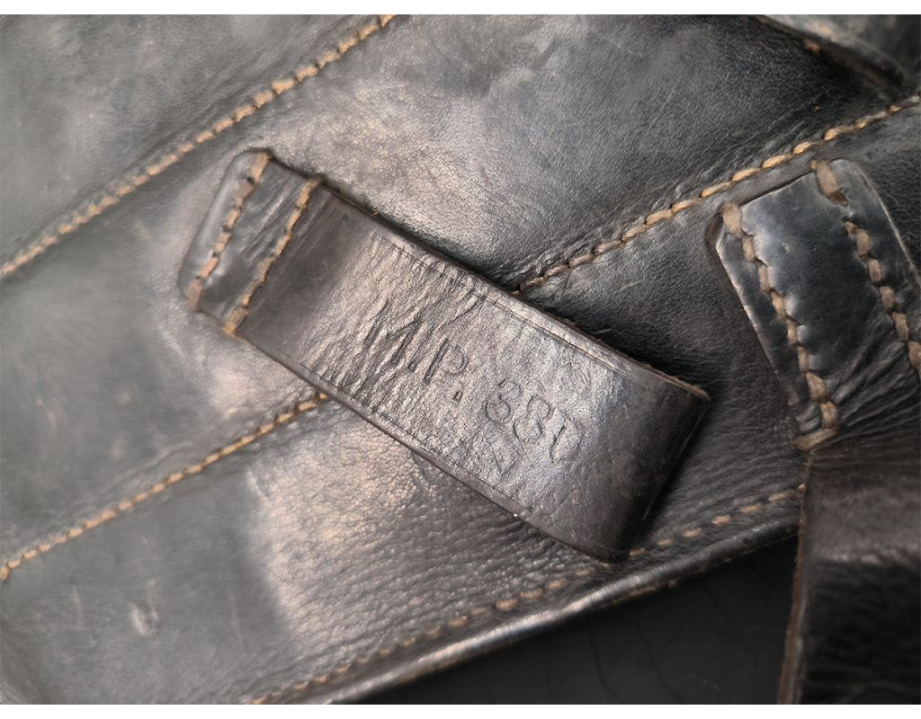 Militaria WW2 MP 38   PORTE CHARGEUR CUIR  MP40  MARQUAGE MP38u {PRODUCT_REFERENCE} - 5