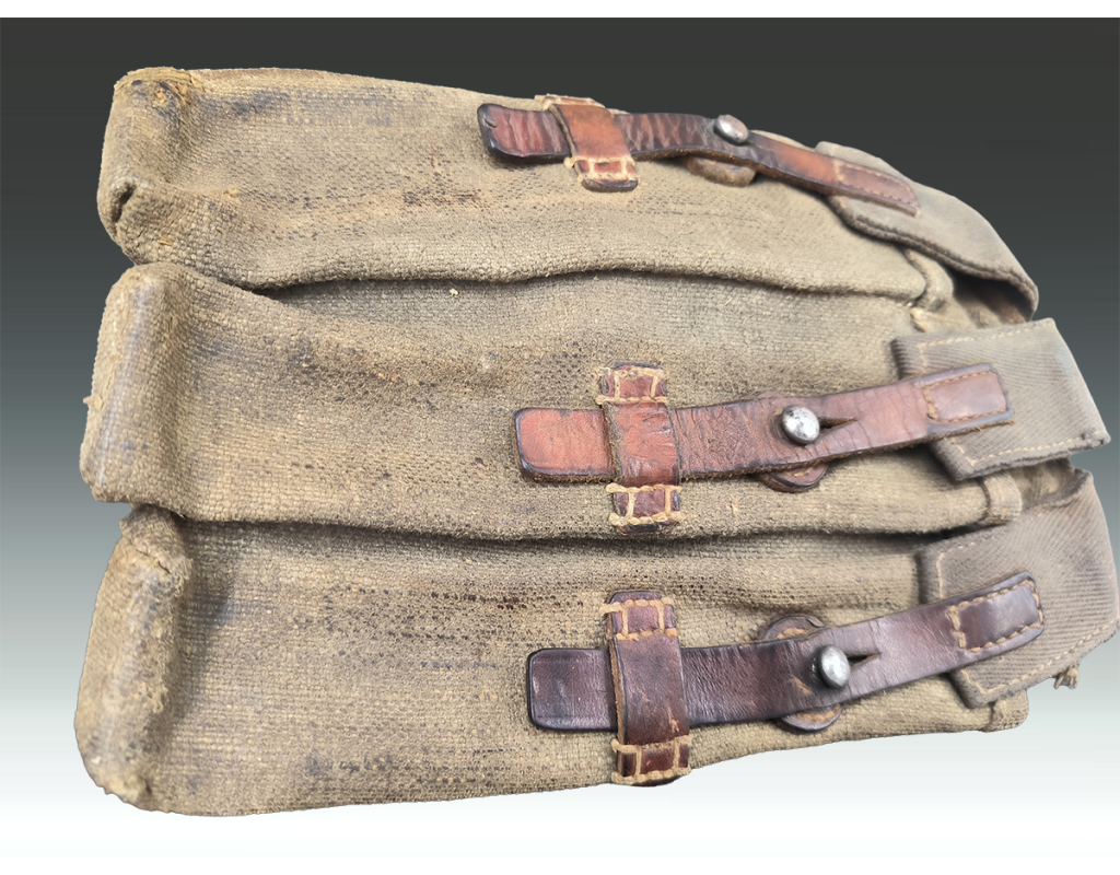 Militaria WW2 MP 40 PORTE CHARGEUR TOILE CACHOU MP40 {PRODUCT_REFERENCE} - 4