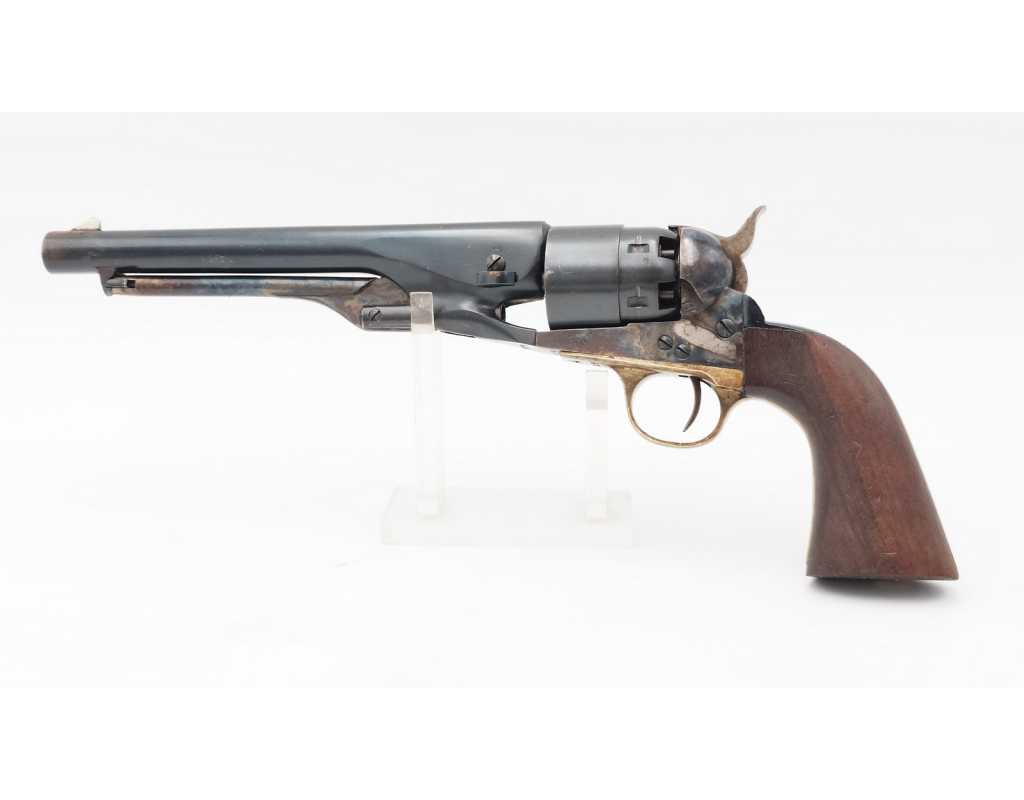 Armes de Poing REVOLVER POUDRE NOIRE MADE IN BELGIUM 1860 COLT CENTENIAL TRADE MARK NEW MODEL ARMY CALIBRE 44 {PRODUCT_REFEREN