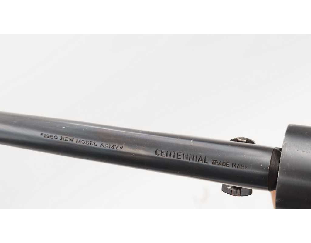 Armes de Poing REVOLVER POUDRE NOIRE MADE IN BELGIUM 1860 COLT CENTENIAL TRADE MARK NEW MODEL ARMY CALIBRE 44 {PRODUCT_REFEREN