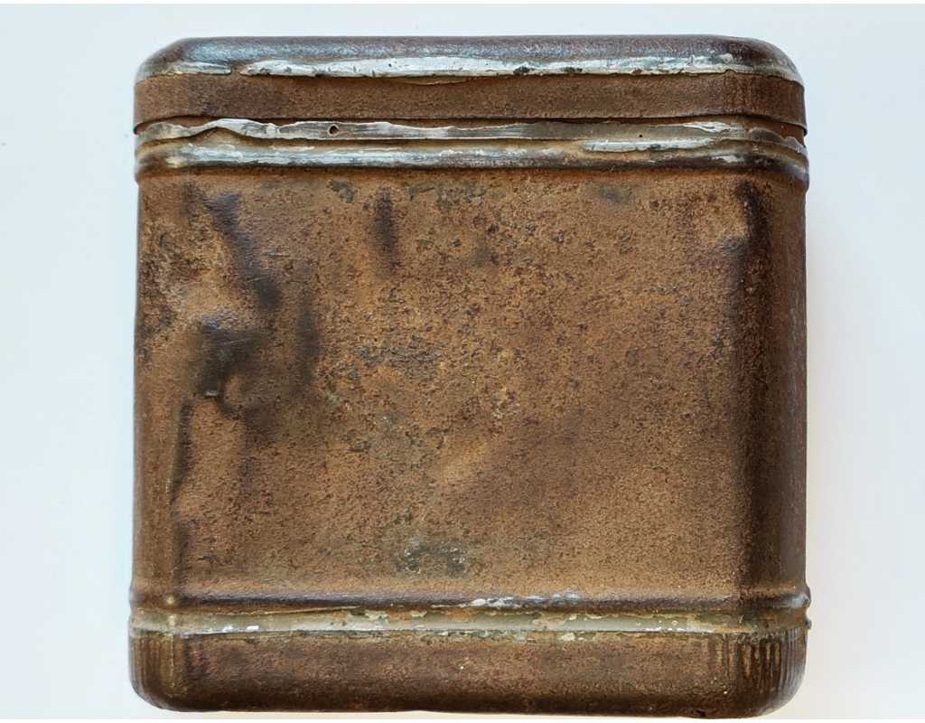 Militaria BOITE DE CHOCALAT MEUNIER NOISIEL 77 VIVRE DE RESERVE MILITAIRE 14-18 POILU MARS 1916 - FRANCE WW1 PREMIERE GUERRE MON