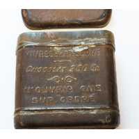 Militaria BOITE DE CHOCALAT MEUNIER NOISIEL 77 VIVRE DE RESERVE MILITAIRE 14-18 POILU MARS 1916 - FRANCE WW1 PREMIERE GUERRE MON