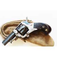 Armes de Poing PETIT REVOLVER DE POCHE PUPPY TYPE BULL DOG SA.DA CALIBRE 22 SHORT - BELGIQUE XIXè {PRODUCT_REFERENCE} - 2