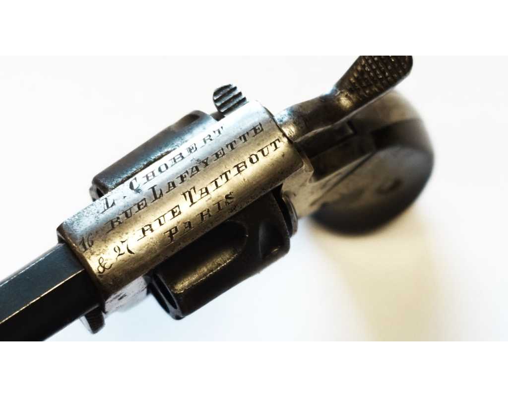 Armes de Poing PETIT REVOLVER DE POCHE PUPPY TYPE BULL DOG SA.DA CALIBRE 22 SHORT - BELGIQUE XIXè {PRODUCT_REFERENCE} - 3