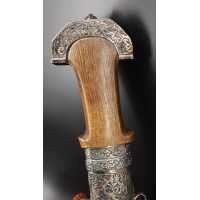 Armes Blanches POIGNARD MAROCAIN XVIIIè KHENDJER EN VERMEIL - GRIFFE DE LION DE LA GARDE NOIRE DES SULTANS {PRODUCT_REFERENCE}