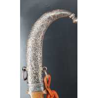 Armes Blanches POIGNARD MAROCAIN XVIIIè KHENDJER EN VERMEIL - GRIFFE DE LION DE LA GARDE NOIRE DES SULTANS {PRODUCT_REFERENCE}