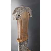 Armes Blanches POIGNARD MAROCAIN XVIIIè KHENDJER EN VERMEIL - GRIFFE DE LION DE LA GARDE NOIRE DES SULTANS {PRODUCT_REFERENCE}