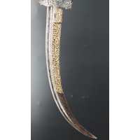 Armes Blanches POIGNARD MAROCAIN XVIIIè KHENDJER EN VERMEIL - GRIFFE DE LION DE LA GARDE NOIRE DES SULTANS {PRODUCT_REFERENCE}