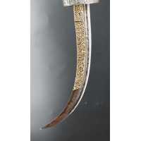 Armes Blanches POIGNARD MAROCAIN XVIIIè KHENDJER EN VERMEIL - GRIFFE DE LION DE LA GARDE NOIRE DES SULTANS {PRODUCT_REFERENCE}
