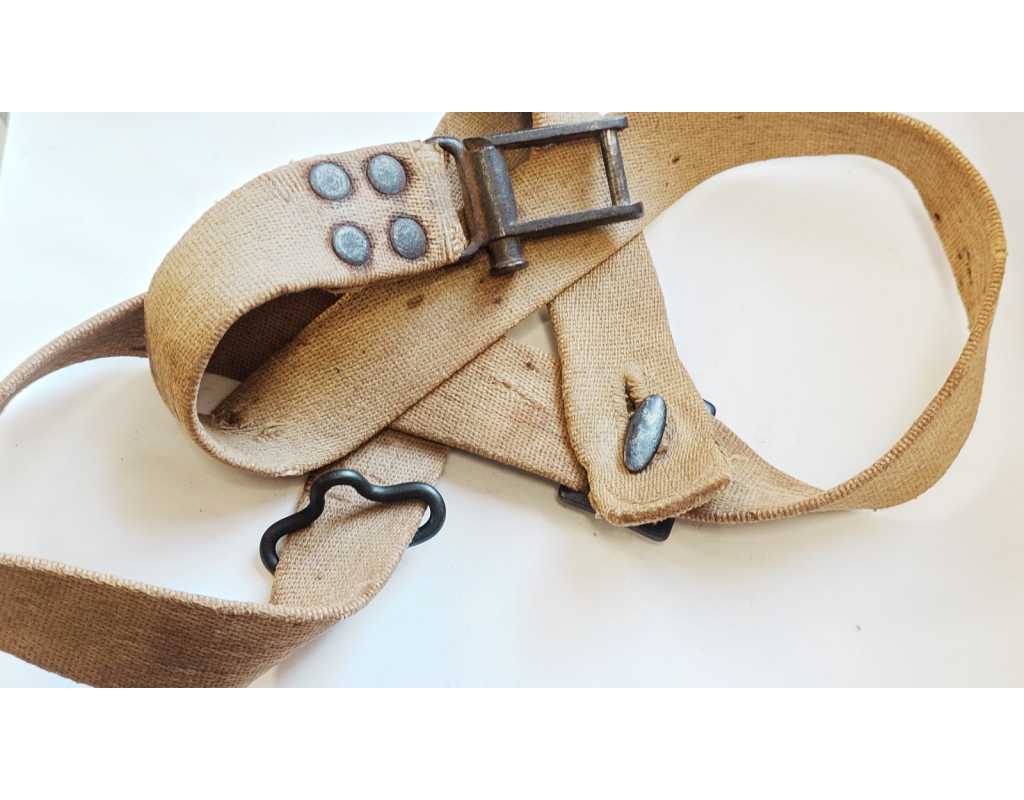 Militaria RARE BRETELLE 98G FABRICATION ERSATZ EN TOILE POUR FUSIL GEWEHR G98 - ALLEMAGNE WW1 {PRODUCT_REFERENCE} - 3