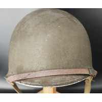 Militaria CASQUE US Modèle M1 A1 LIBERATION CHAUMES EN BRIE 1944 SEINE ET MARNE - USA WW2 {PRODUCT_REFERENCE} - 14